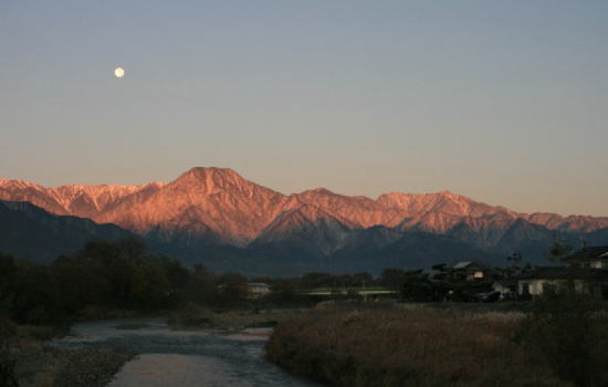 安曇野の風景